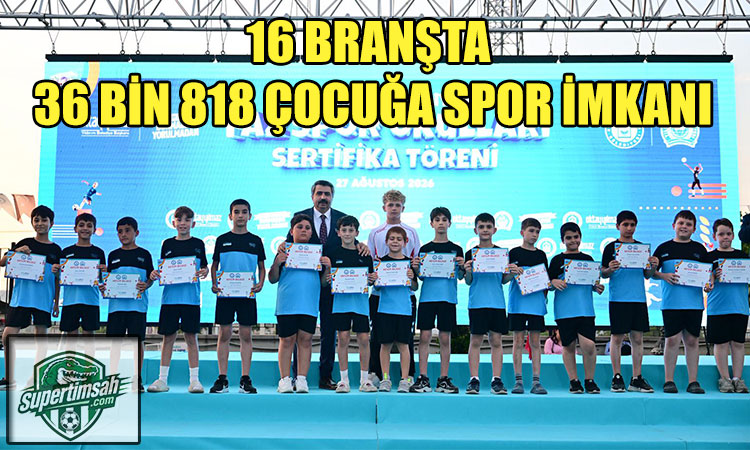 Yıldırım'da sertifika töreni!