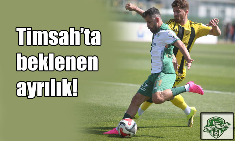 Bursaspor’da beklenen ayrılık!